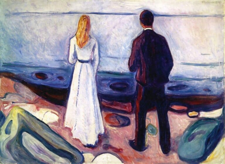 Deux êtres humains. Les solitaires the lonely ones – Edvard Munch Edvard Munch