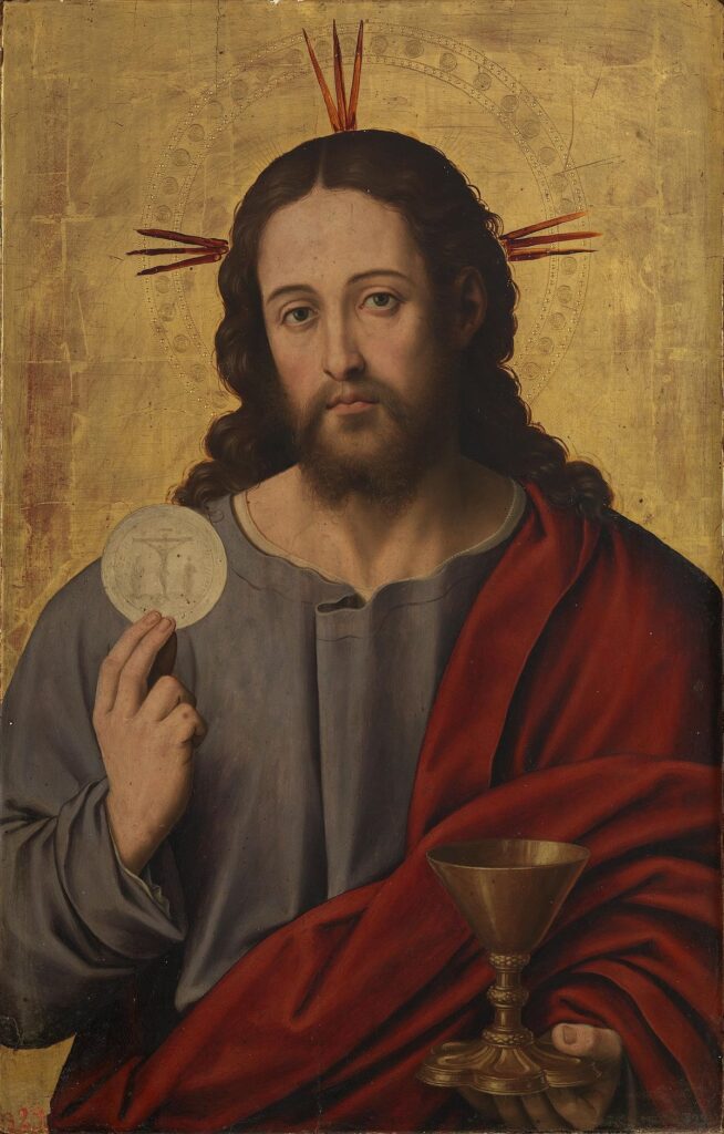 Le Christ Sauveur avec l’Eucharistie – Vicente Juan Masip Vicente Juan Masip