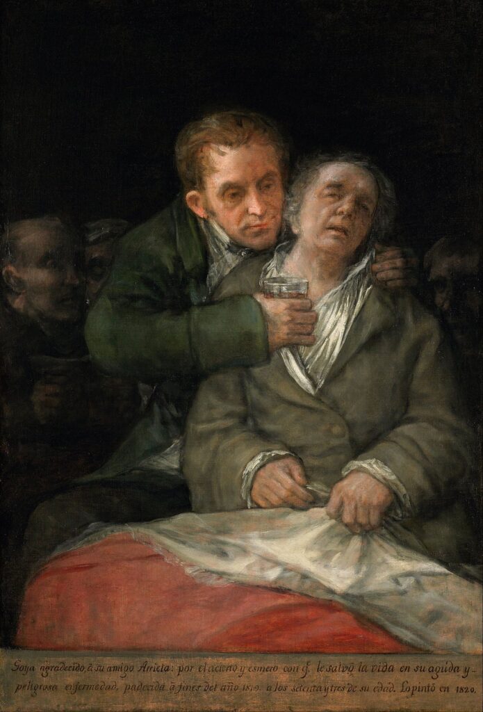 Goya et son médecin – Francisco de Goya Francisco de Goya