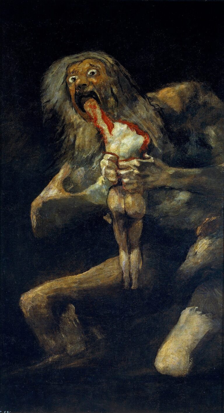 Saturne dévorant un de ses fils – Francisco de Goya Francisco de Goya