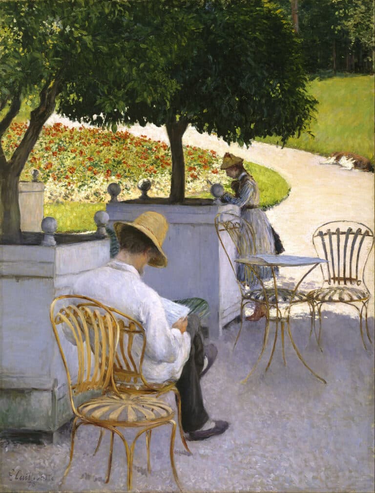 Les Orangers – Caillebotte Gustave Caillebotte