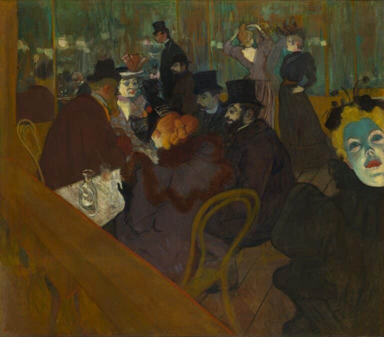 Au Moulin Rouge – Toulouse Lautrec Henri de Toulouse-Lautrec