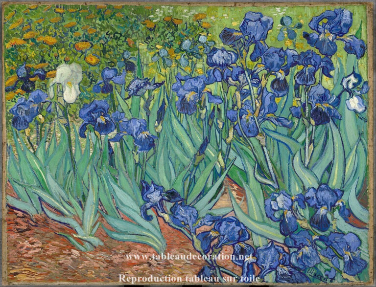 Les Iris – Van Gogh Tableaux Populaires