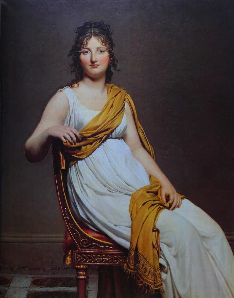 Portrait de Madame de Verninac – Jacques-Louis David Jacques-Louis David