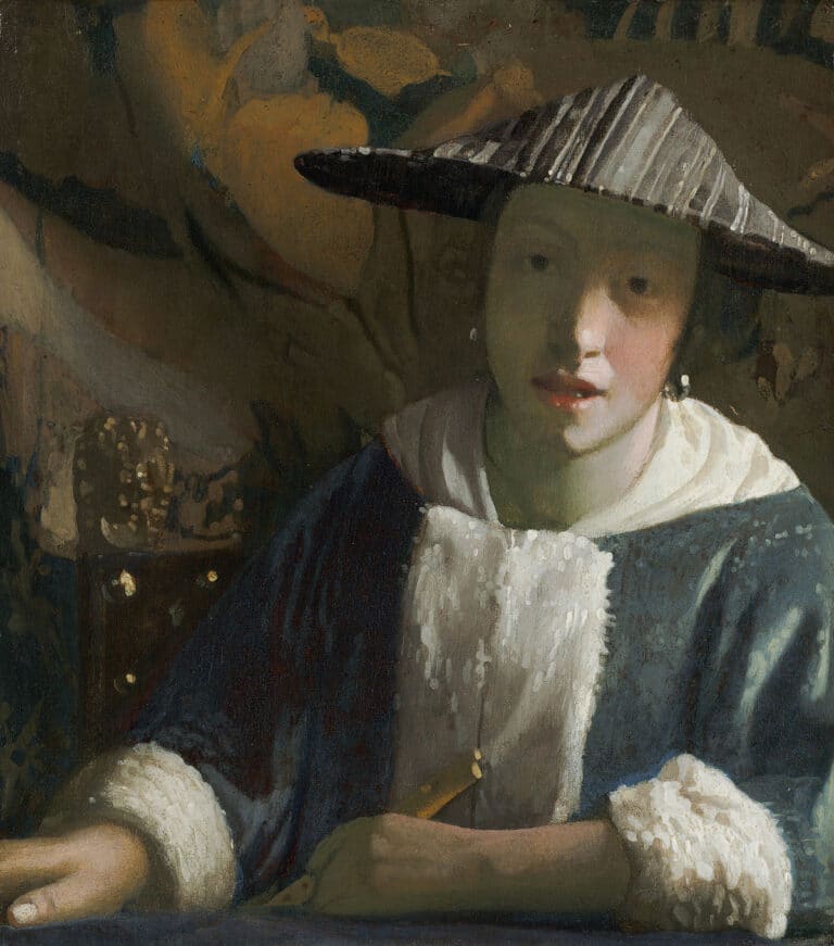 La Jeune Fille à la flûte – Johannes Vermeer Johannes Vermeer