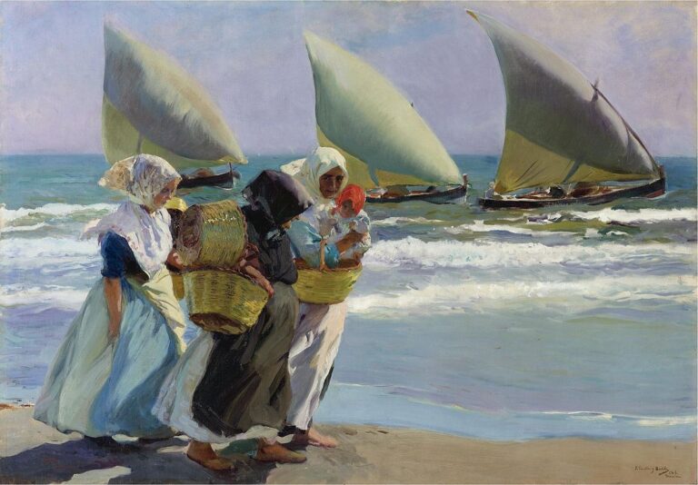 Les trois voiles – Sorolla Joaquín Sorolla