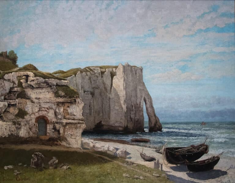 La falaise d’Etretat après l’orage – Gustave Courbet Gustave Courbet