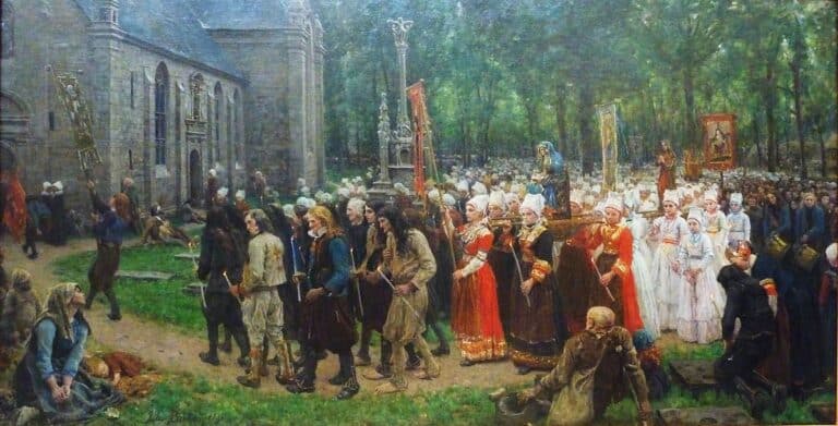 Le Pardon De Kergoat – Jules Breton Jules Breton