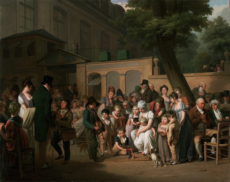 Entrée du Jardin Turc – Louis Boilly Louis Boilly