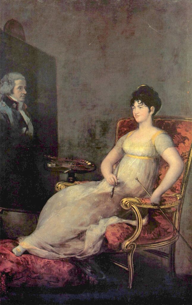 Portrait de la Marquise de Villafranca – Francisco de Goya Francisco de Goya