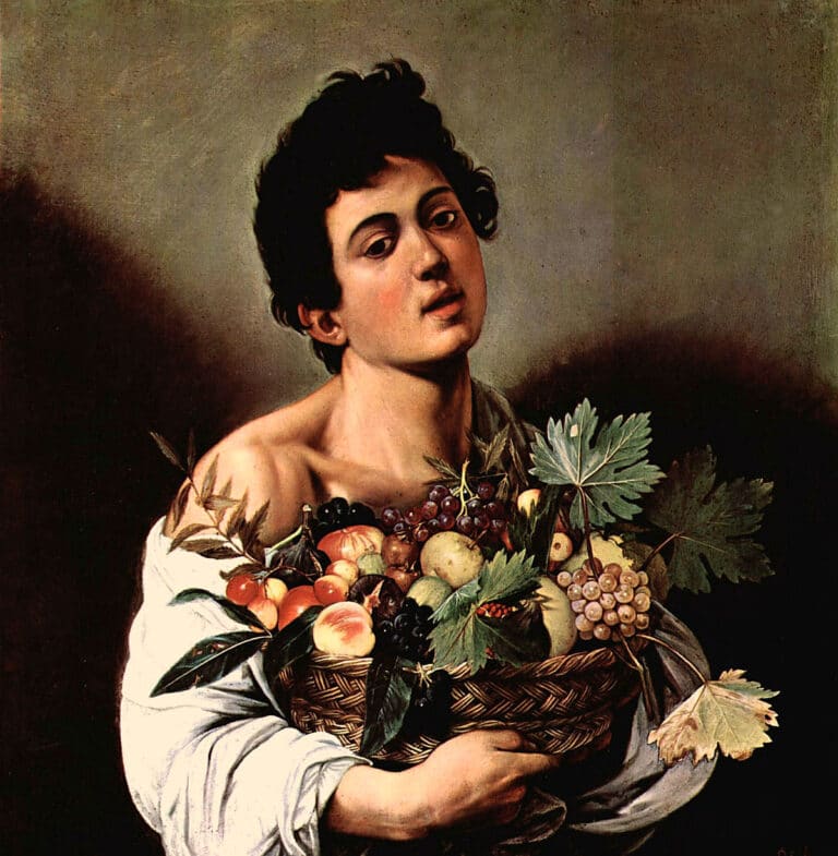 Garçon avec un panier de fruits – Caravage Le Caravage