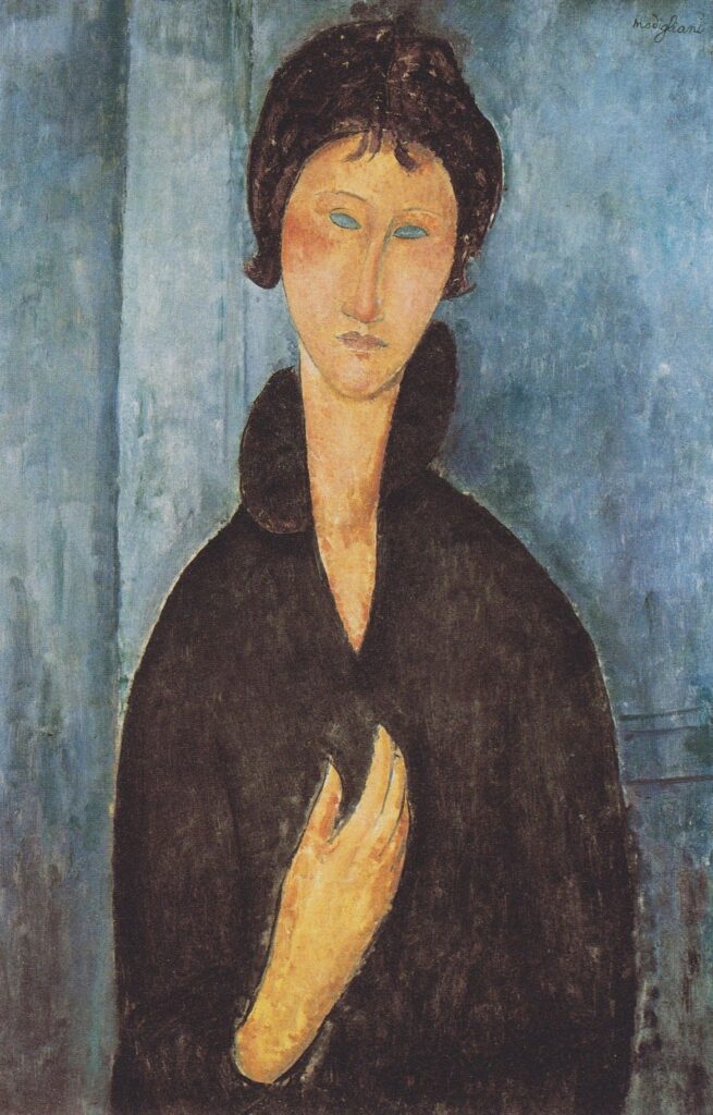 Femme aux yeux bleus – Amedeo Modigliani Amedeo Modigliani