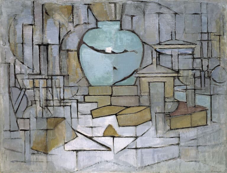 Nature morte au pot de gingembre II – Mondrian Piet Mondrian