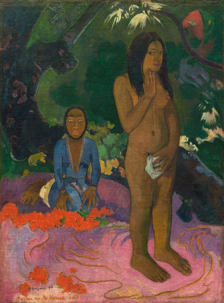 Parau na te varua ino – Paul Gauguin Paul Gauguin