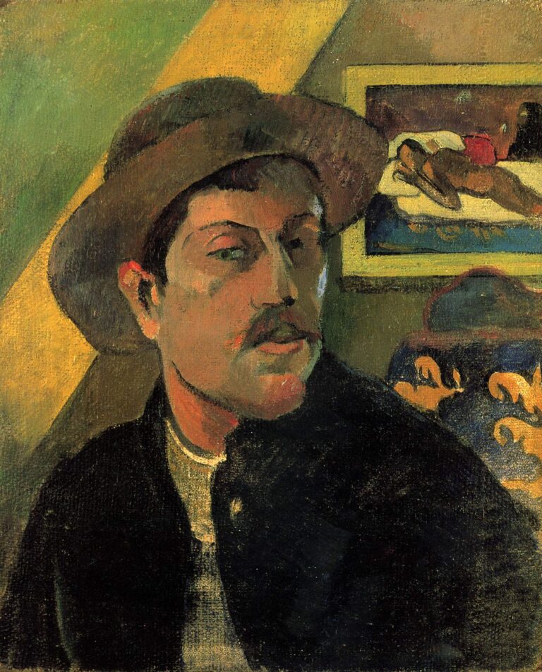 Autoportrait au chapeau – Paul Gauguin Paul Gauguin