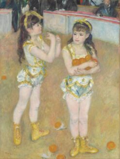 Acrobates au cirque fernando (Alias francisca et Angelina wartenberg) – Pierre-Auguste Renoir Pierre-Auguste Renoir