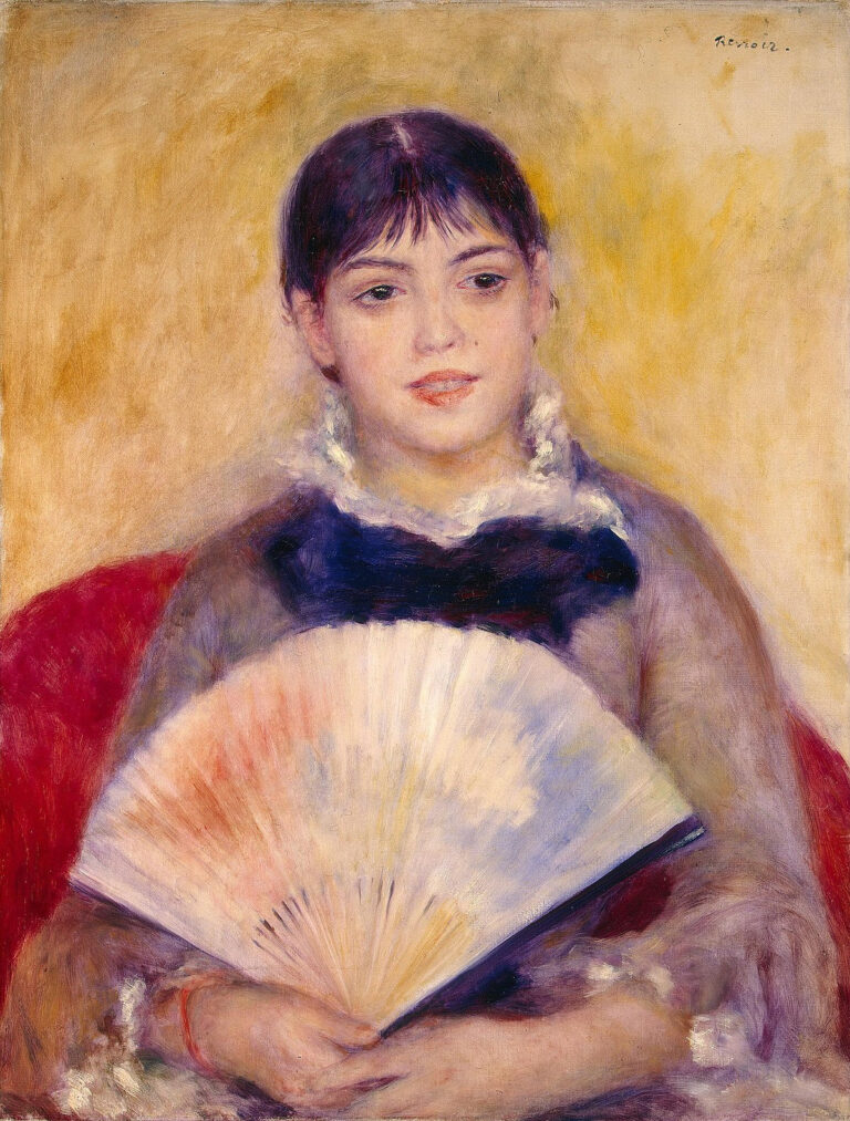 La Femme à l’éventail (Renoir) – Pierre-Auguste Renoir Pierre-Auguste Renoir