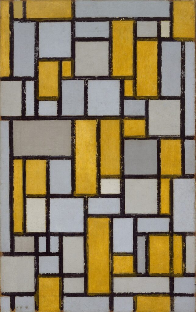Composition avec la grille – Mondrian Piet Mondrian