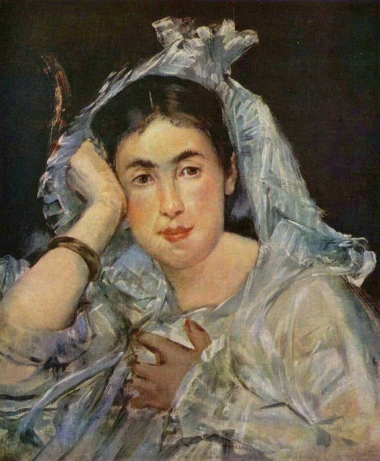 Marguerite de Conflans avec une capuche – Edouard Manet Édouard Manet