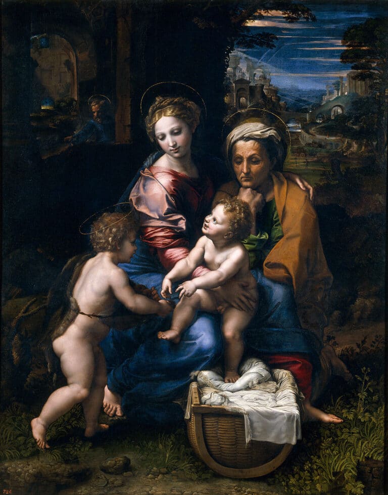 La Sainte Famille (La Perla) – Raphaël (peintre) Raffaello Sanzio