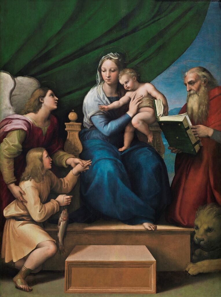 Madonne avec le poisson – Raphaël (peintre) Raffaello Sanzio