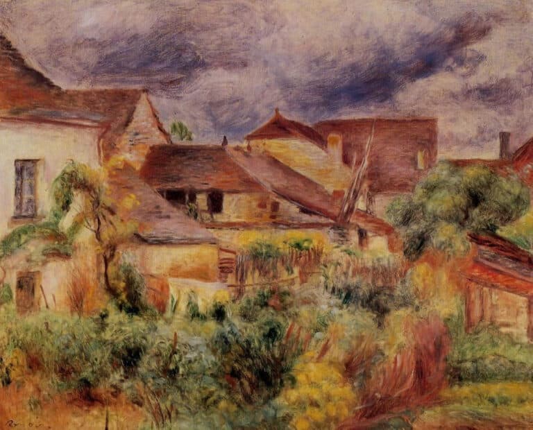 Le petit village Essoyes – Pierre-Auguste Renoir Pierre-Auguste Renoir