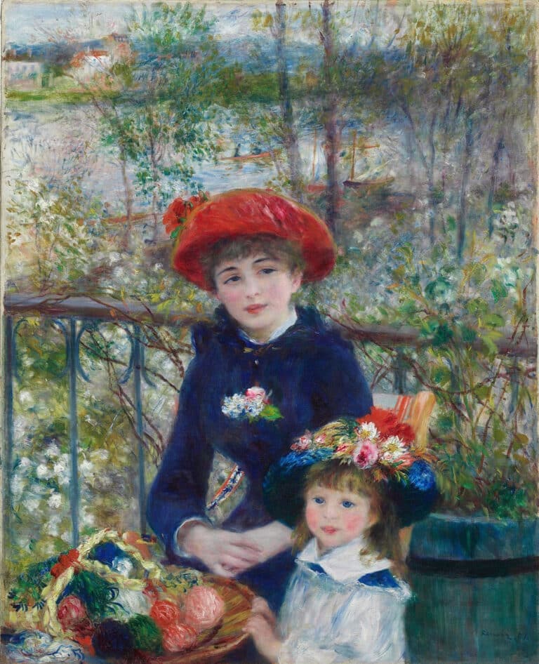 Les Deux Sœurs (Sur la terrasse) – Pierre-Auguste Renoir Pierre-Auguste Renoir