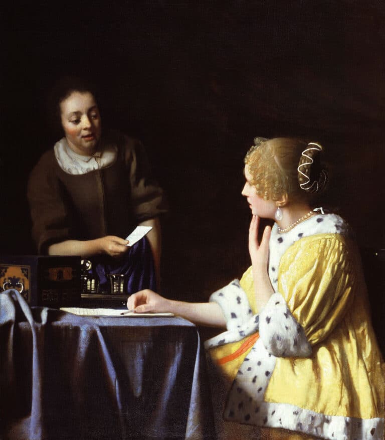 La Maîtresse et la Servante – Johannes Vermeer Johannes Vermeer