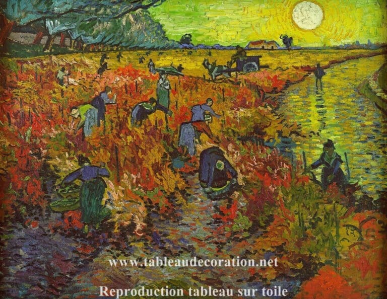 La Vigne rouge d’Arles – Van Gogh Tableaux Populaires