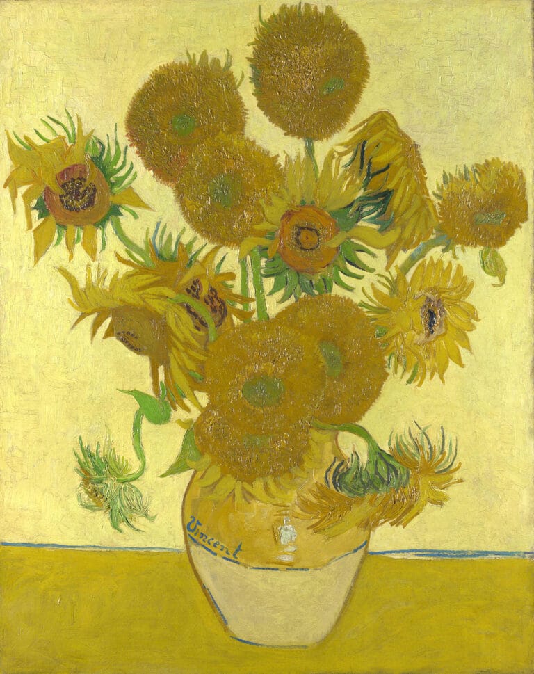 Vase aux quinze tournesols – Van Gogh Reproductions des Tableaux de la Série des Tournesols de Vincent van Gogh