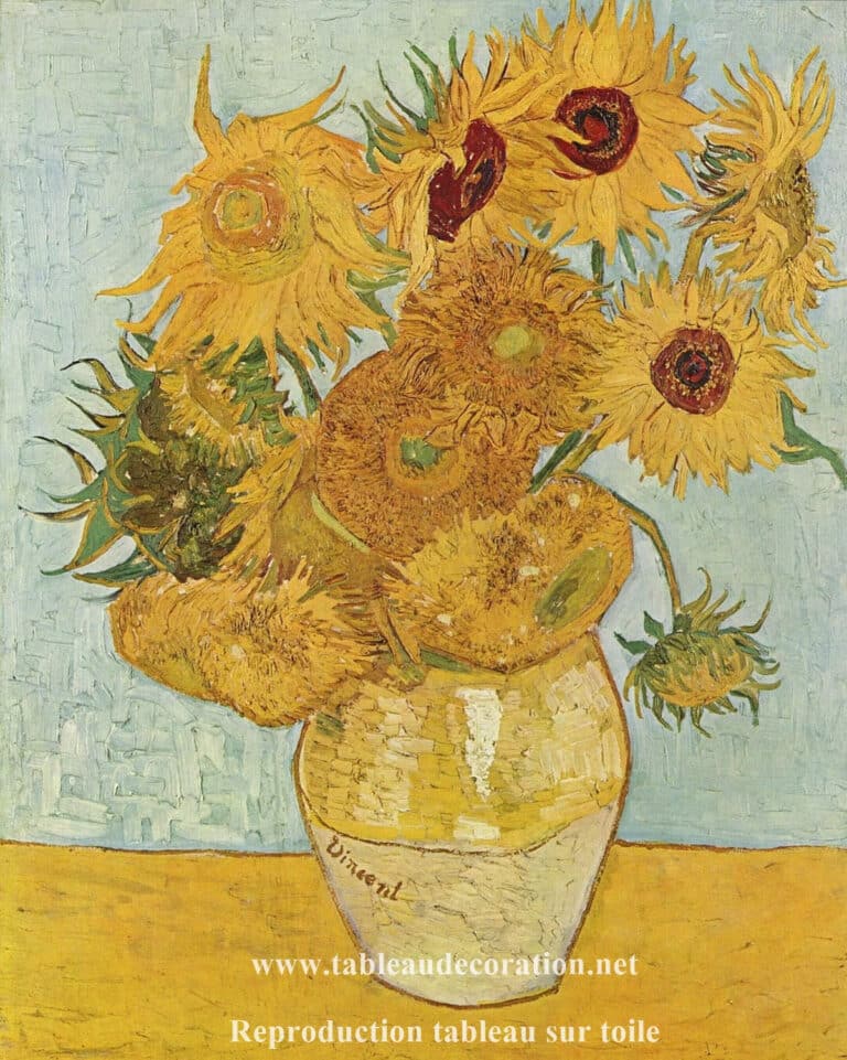 Les Tournesols – Van Gogh Reproductions des Tableaux de la Série des Tournesols de Vincent van Gogh