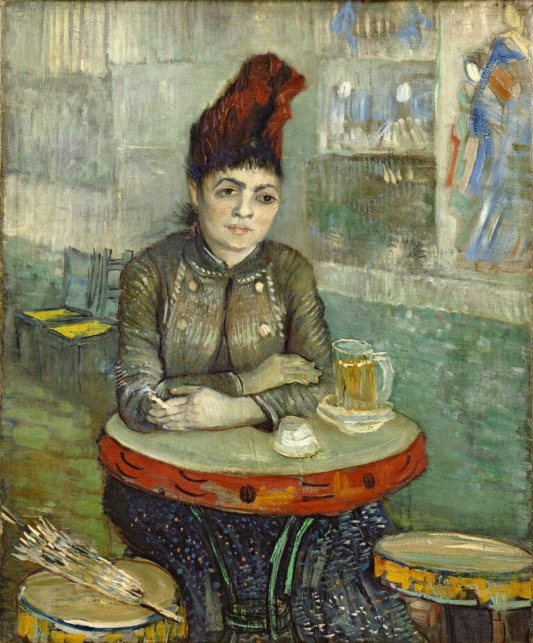 Agostina Segatori assise au café du Tambourin – Van Gogh Vincent Van Gogh
