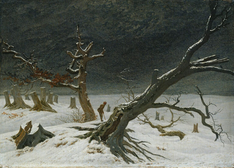 Paysage d’hiver – Caspar David Friedrich Caspar David Friedrich