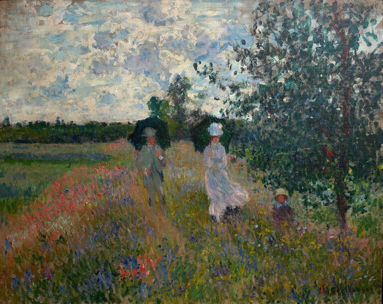 En promenade près d’Argenteuil – Claude Monet Claude Monet