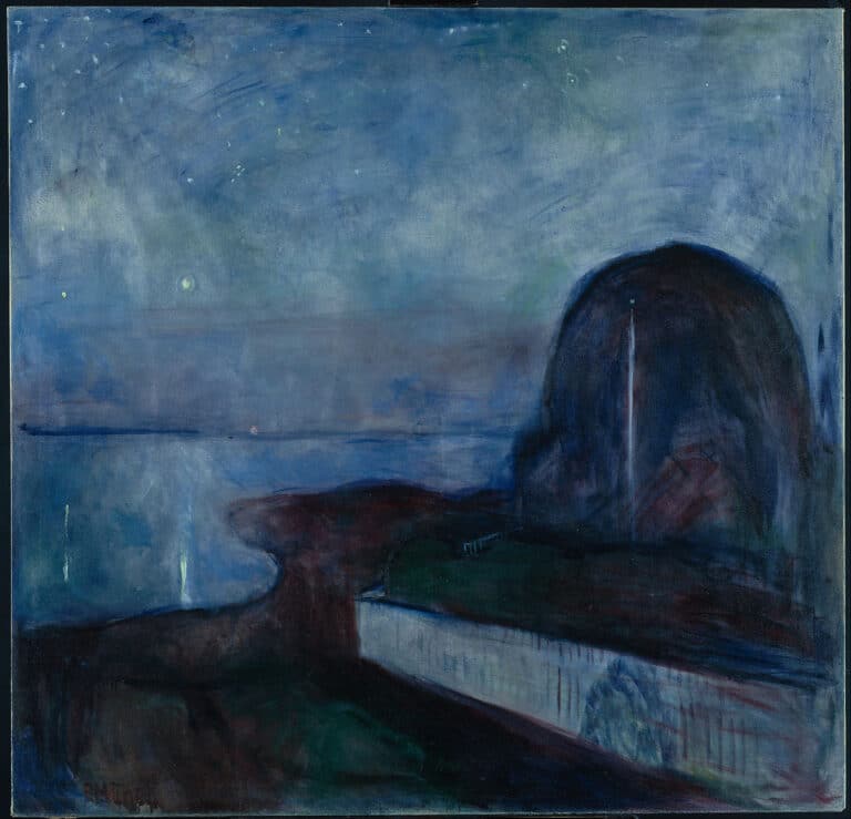 Nuit étoilée – Edvard Munch Edvard Munch