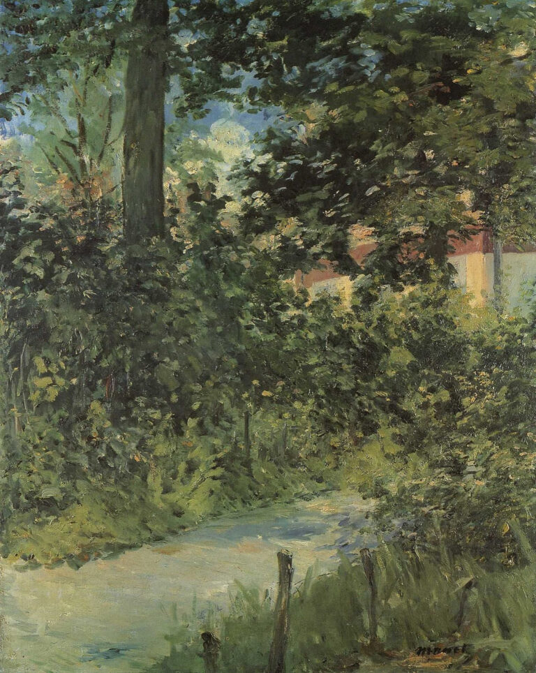 Allé dans le jardin de Rueil – Edouard Manet Édouard Manet