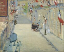 La Rue Mosnier aux drapeaux – Edouard Manet Édouard Manet