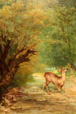 Witterndes cerf – Gustave Courbet Gustave Courbet