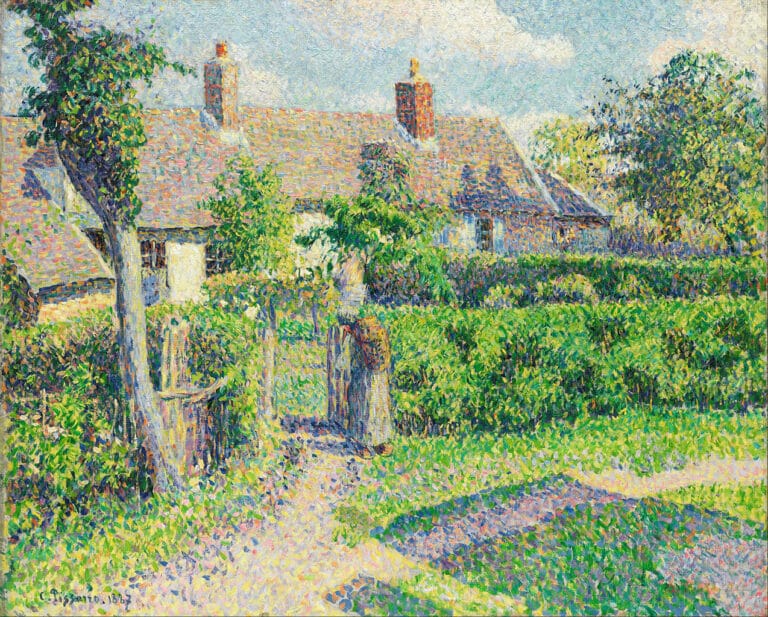 Maisons paysannes eragny – Camille Pissarro Camille Pissarro