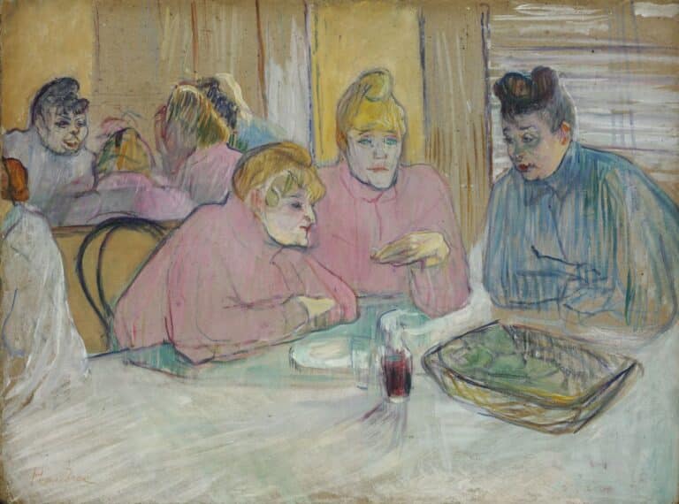 Les dames de la salle à manger – Toulouse Lautrec Henri de Toulouse-Lautrec