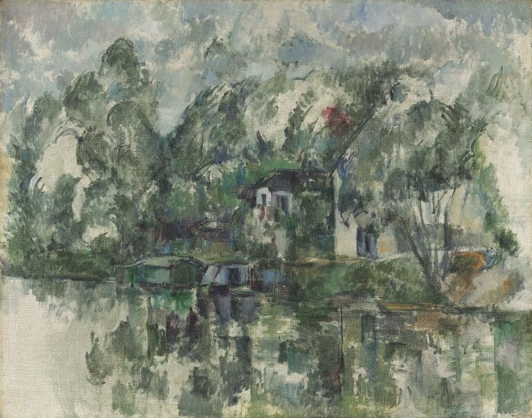 Au bord d’une rivière – Paul Cézanne Paul Cézanne