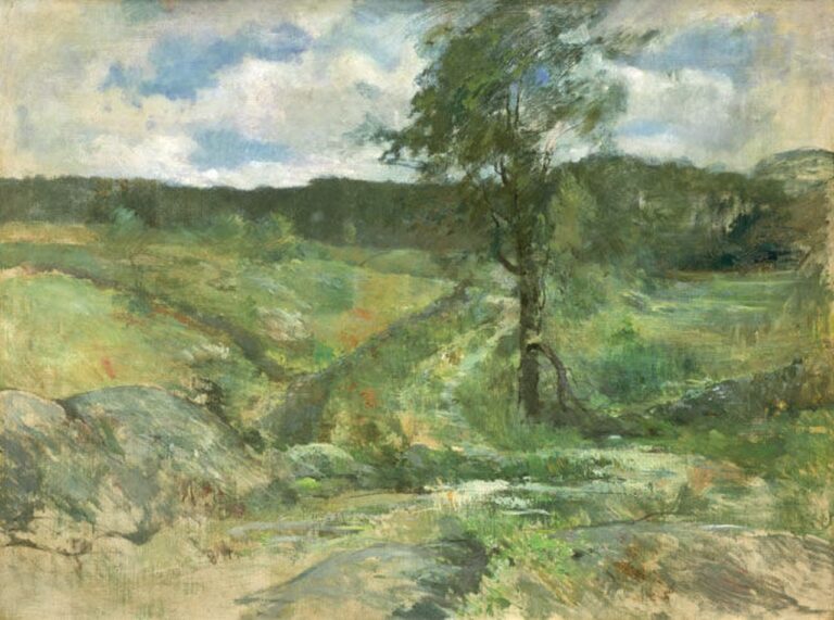 Paysage, Branchville, c 1888 – John Henry Twachtman John Henry Twachtman