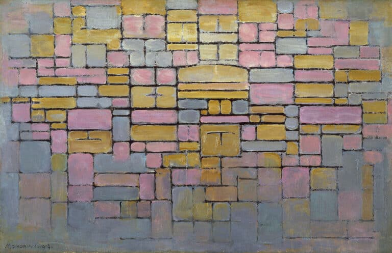 Tableau n° 2 ou composition V – Mondrian Piet Mondrian