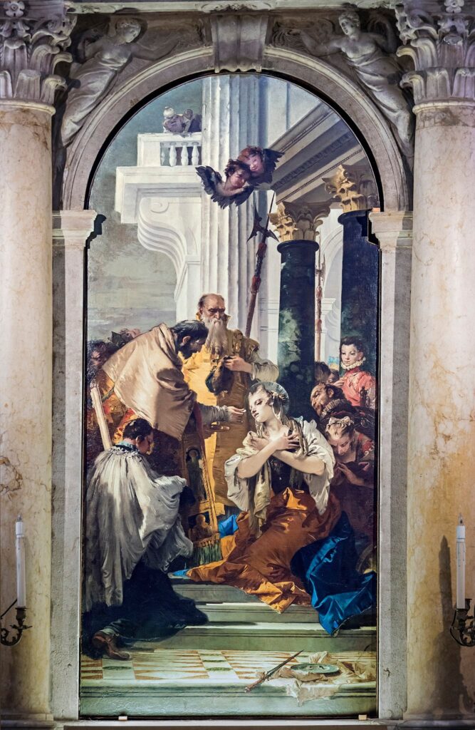 La Dernière communion de sainte Lucie – Giambattista Tiepolo Giambattista Tiepolo