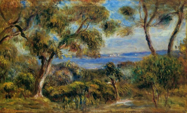 La mer à Cagnes – Pierre-Auguste Renoir Pierre-Auguste Renoir