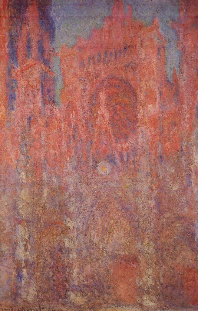 La Cathédrale de Rouen. Façade (W1328) – Claude Monet Cathédrales de Rouen de Claude Monet