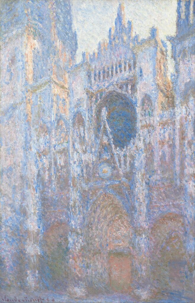 Cathédrale de Rouen, façade ouest (W1351) – Claude Monet Cathédrales de Rouen de Claude Monet