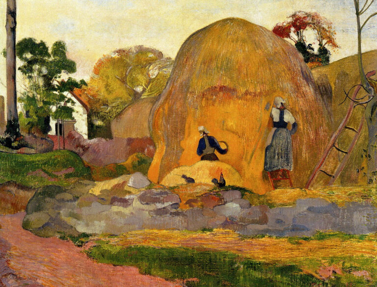 Meules de Foin Jaunes (Moisson d’Or) – Paul Gauguin Paul Gauguin