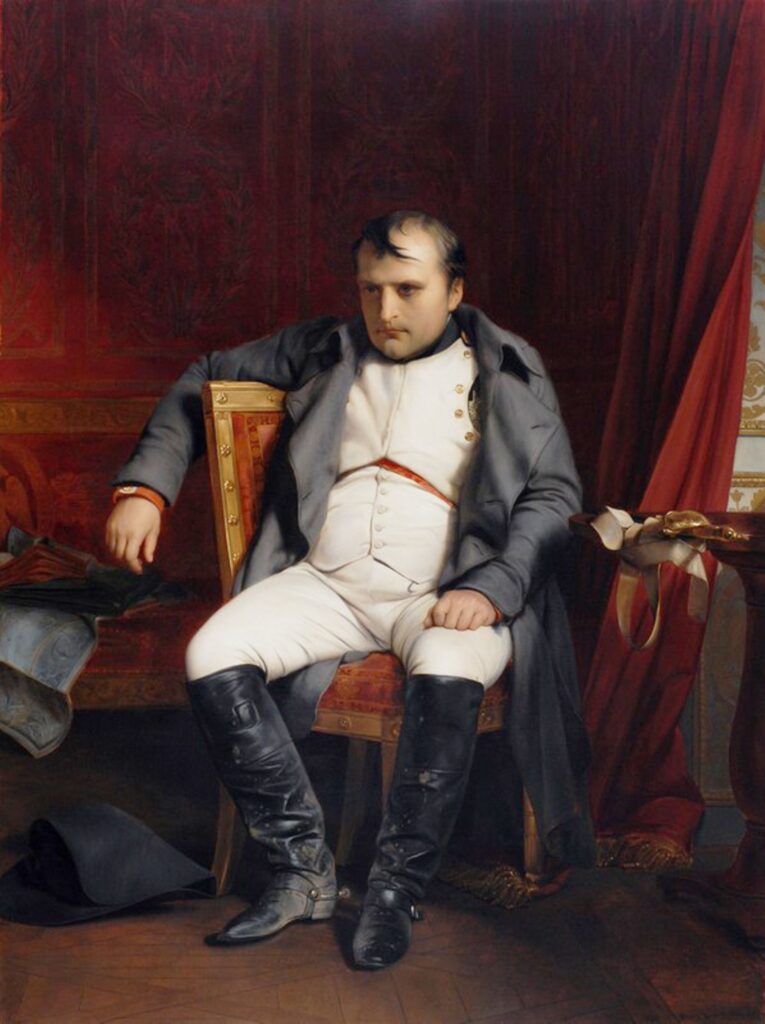 Napoléon Bonaparte abdique à Fontainebleau – Paul Delaroche Paul Delaroche