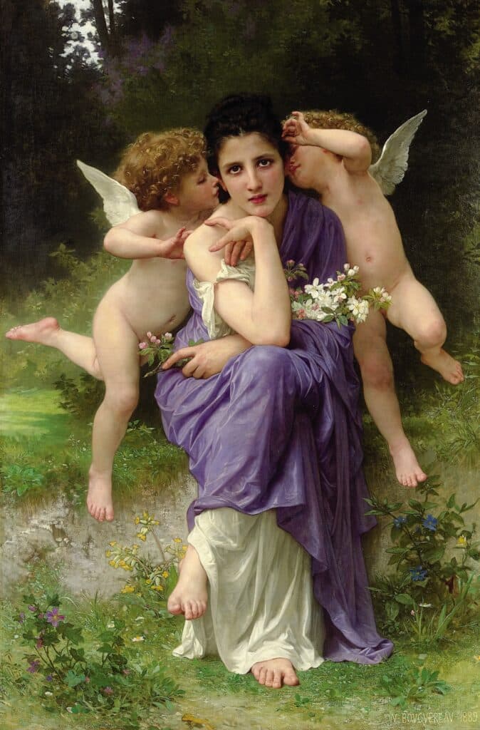 Chants de printemps – William Bouguereau William Bouguereau